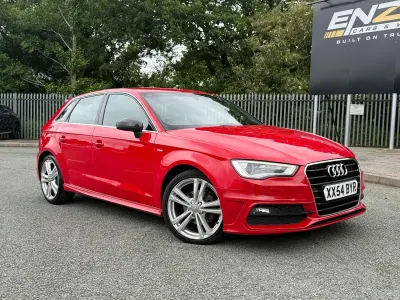 Used Audi A3 S-Line 2014 Red Hatchback