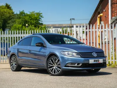 Used VW CC Black Edition 184 HP (135 kW) 2016 Blue Sedan