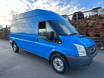 used Ford Transit High Roof Van TDCi 140ps EX WATER BOARD VAN IN BLUE SENSIBLE MILES NO VAT