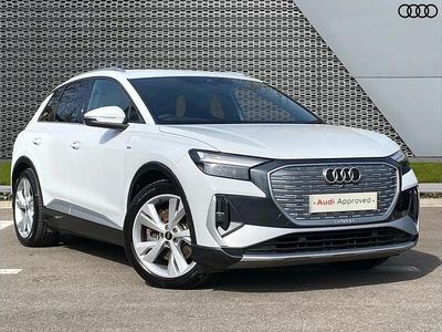 Used Audi Q4 e-tron S-Line 150 kW (204 HP) 2021 White SUV