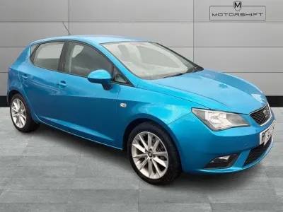 Used Seat Ibiza 85 HP (62 kW) 2015 Blue Hatchback