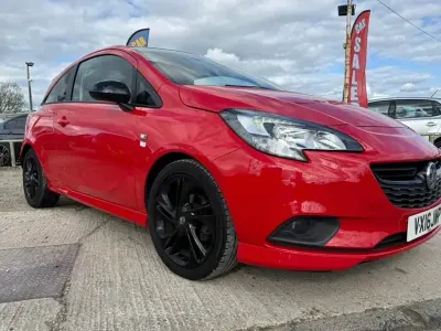Used Vauxhall Corsa Edition 75 HP (55 kW) 2016 Black Hatchback