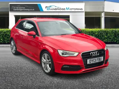 Used Audi A3 S-Line 2013 Red Hatchback