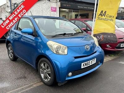 Blue Used 2010 Toyota iQ Hatchback | £3,795 (Fair price)