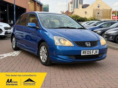 Blue Used 2005 Honda Civic Executive Hatchback | £2,499 (Fair price)
