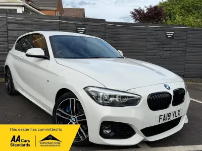 Used BMW 118 M Sport 136 HP (100 kW) 2019 White Hatchback