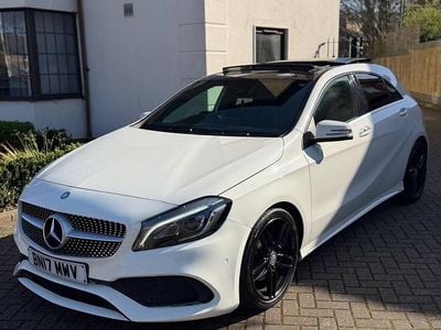 Used Mercedes A180 AMG Line Premium Plus 2017 White Hatchback