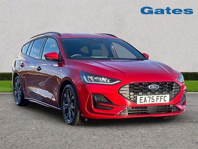 Red Used 2025 Ford Focus ST-Line Estate | £23,499 (Fair price)