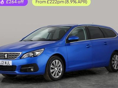 Used Peugeot 308 SW Allure 131 HP (96 kW) 2021 Blue Estate
