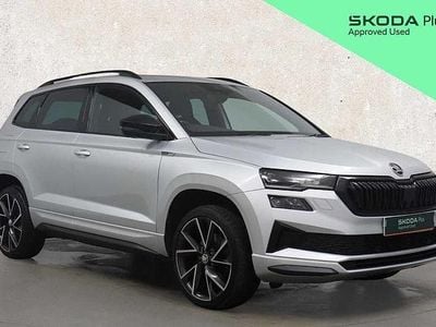 Used Skoda Karoq SportLine 150 HP (110 kW) 2023 Silver SUV