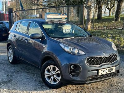 Used Kia Sportage 114 HP (83 kW) 2018 Blue SUV