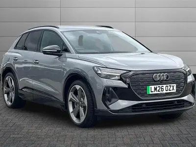 New Audi Q4 e-tron Black Edition 210 kW (286 HP) 2026 Pebble grey SUV