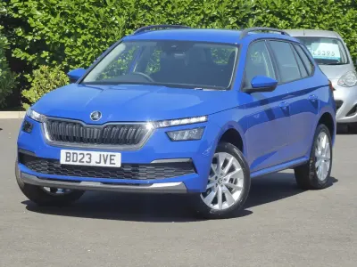 Used Skoda Kamiq SE 95 HP (69 kW) 2023 Blue SUV