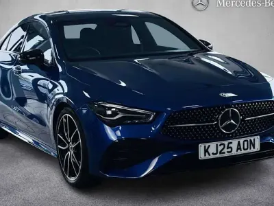 Used Mercedes CLA180 AMG line 136 HP (100 kW) 2025 Blue Sedan