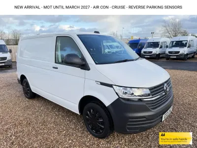 Begagnad VW Transporter Startline 150 HK (110 kW) 2021 Vit Van