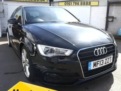 Usado Audi A3 S-Line 150 HP (110 kW) 2013 Preto Citadino