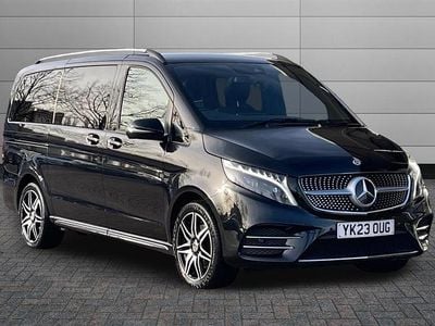 Obsidian black Used 2023 Mercedes V300 AMG line MPV | £54,990 (Super price)