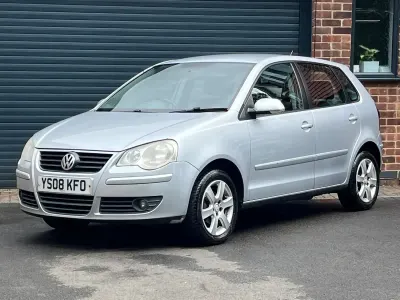 Used VW Polo Match 80 HP (58 kW) 2008 Silver Hatchback
