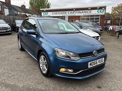 Used VW Polo Edition 90 HP (66 kW) 2017 Blue Hatchback
