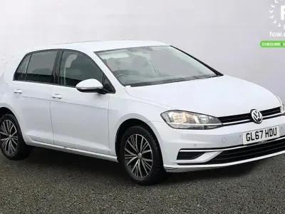 Used VW Golf VII SE 125 HP (91 kW) 2017 Silver Hatchback