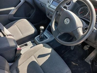 Begagnad VW Tiguan S 2008 Svart SUV