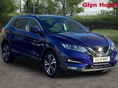 Used Nissan Qashqai N-Connecta 163 HP (119 kW) 2018 Blue SUV