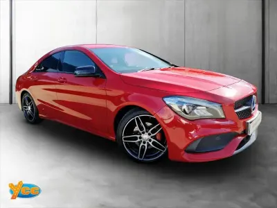 Used Mercedes CLA220 AMG line 177 HP (130 kW) 2017 Red Sedan