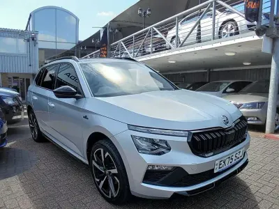 Used Skoda Kamiq Monte Carlo 115 HP (84 kW) 2025 Brilliant silver metallic SUV