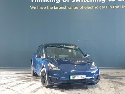 Blue Used 2021 Tesla Model 3 Long Range AWD Sedan | £19,998 (Fair price)