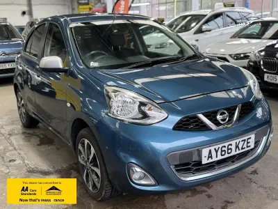 Used Nissan Micra N-TEC 80 HP (58 kW) 2016 Blue Hatchback
