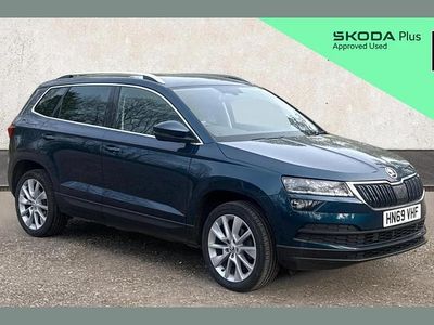 Used Skoda Karoq SE L 150 HP (110 kW) 2019 Blue SUV