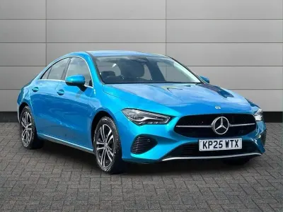 Used Mercedes CLA180 Sport Edition 134 HP (98 kW) 2025 Blue Coupe