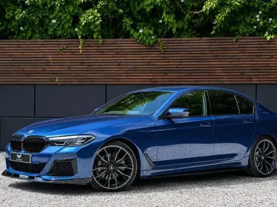 Used BMW 520 M Sport 2021 Blue Sedan