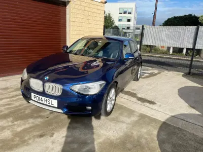 Begagnad BMW 116 Comfort Edition 2014 Blå Halvkombi