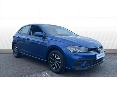 Begagnad VW Polo Life 95 HK (69 kW) 2022 Blå Halvkombi