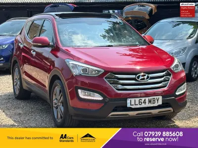 Used Hyundai Santa Fe Premium SE 2014 Red SUV