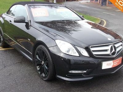 Used Mercedes E250 2012 Black Cabriolet