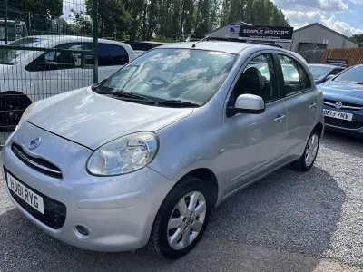 Used Nissan Micra Acenta 80 HP (58 kW) 2011 Silver Hatchback