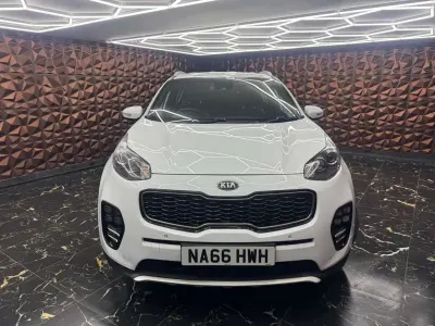 Used Kia Sportage GT-Line 177 HP (130 kW) 2016 White SUV