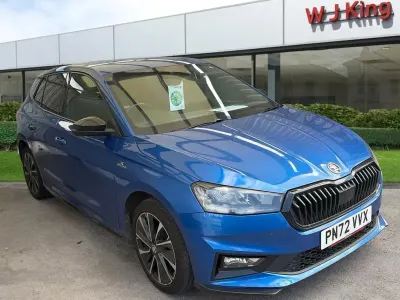 Used Skoda Fabia Monte Carlo 150 HP (110 kW) 2022 Blue Hatchback
