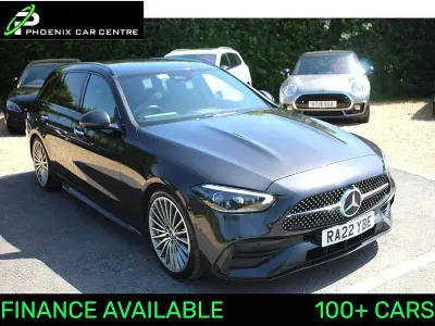 Usado Mercedes C200 AMG Line Premium 2022 Cinzento Carrinha