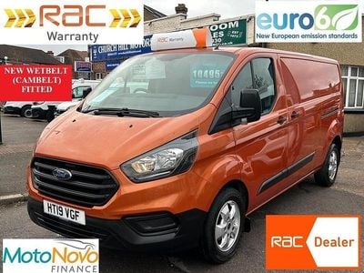 Orange Used 2019 Ford Transit Custom Van | £10,495 (Good price)