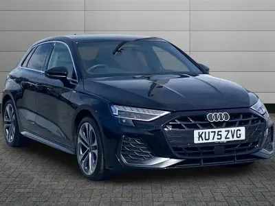 New Audi A3 S-Line 150 HP (110 kW) 2025 Black Hatchback