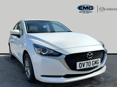 Używany Mazda 2 75 KM (55 kW) 2020 Biały Hatchback