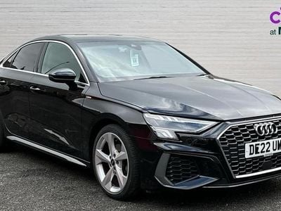 Used Audi A3 S-Line 110 HP (80 kW) 2022 Black Sedan