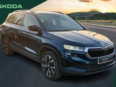 Used Skoda Karoq SE L 110 HP (80 kW) 2022 Petrol blue metallic SUV