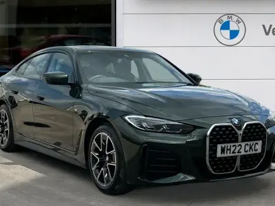 Begagnad BMW 420 Gran Coupé M Sport 181 HK (133 kW) 2022 Grön Sportkupé