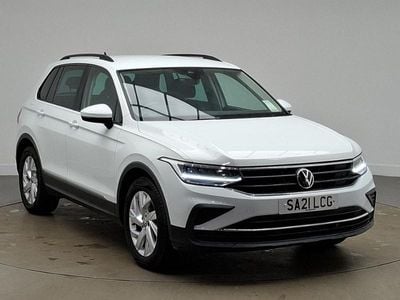 Begagnad VW Tiguan Life 150 HK (110 kW) 2021 Vit SUV