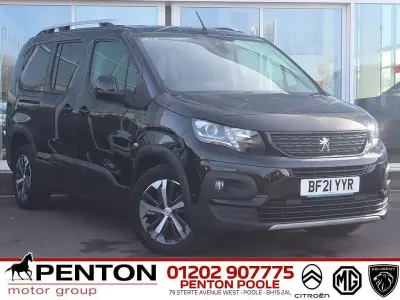 Used Peugeot Rifter GT 130 HP (95 kW) 2021 Black MPV