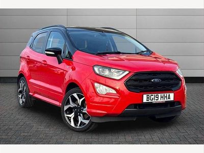 Used Ford Ecosport ST-Line 125 HP (91 kW) 2019 Red SUV